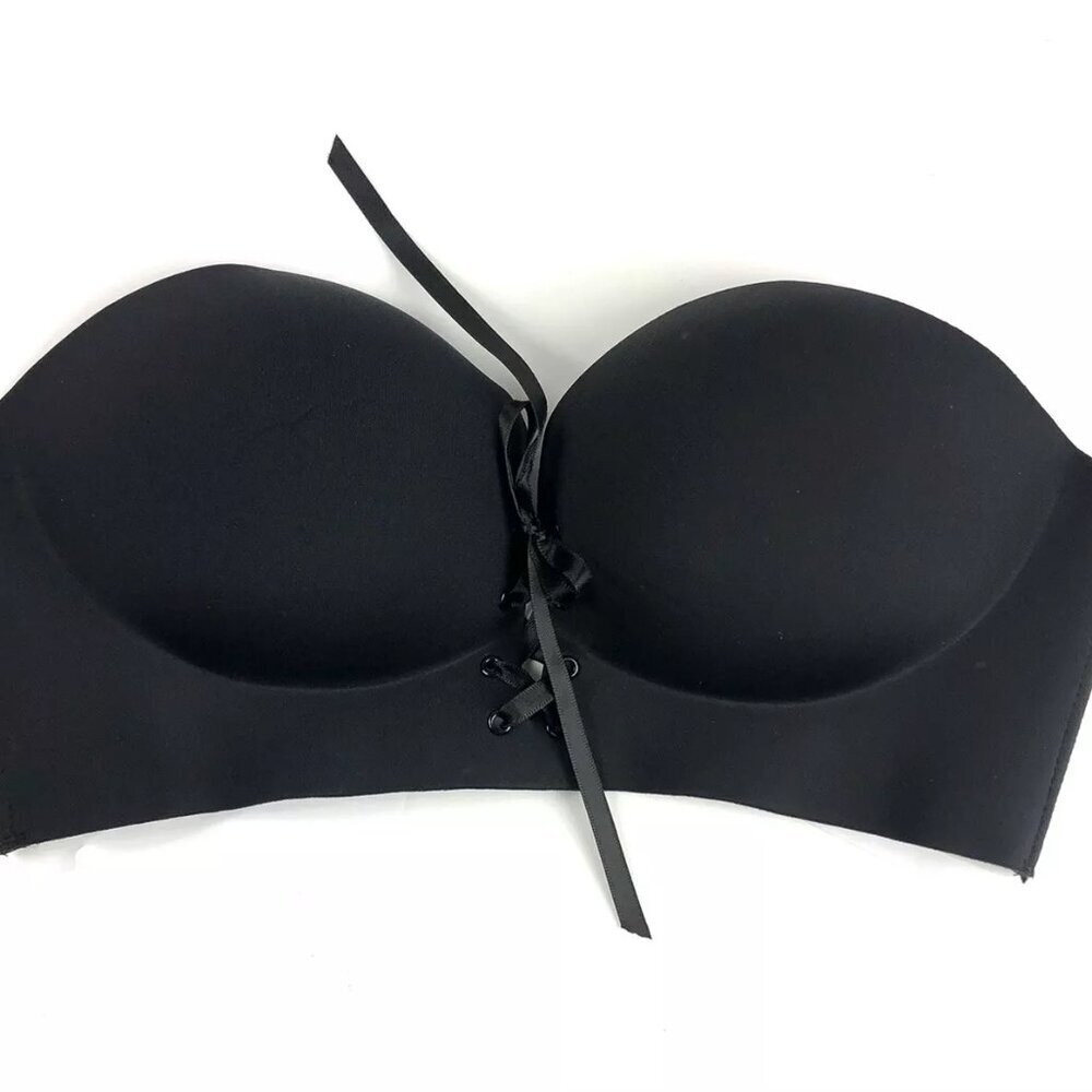 Fashion Forms U Plunge Strapless Push Up Padded Bra, Size C, Adhesive